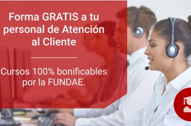 Cursos de formación bonificados 100% FUNDAE